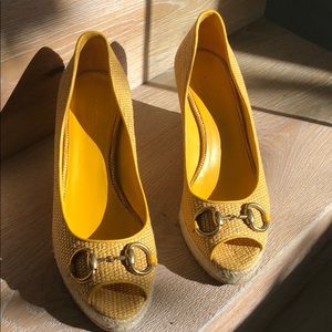 Gucci espadrille platform